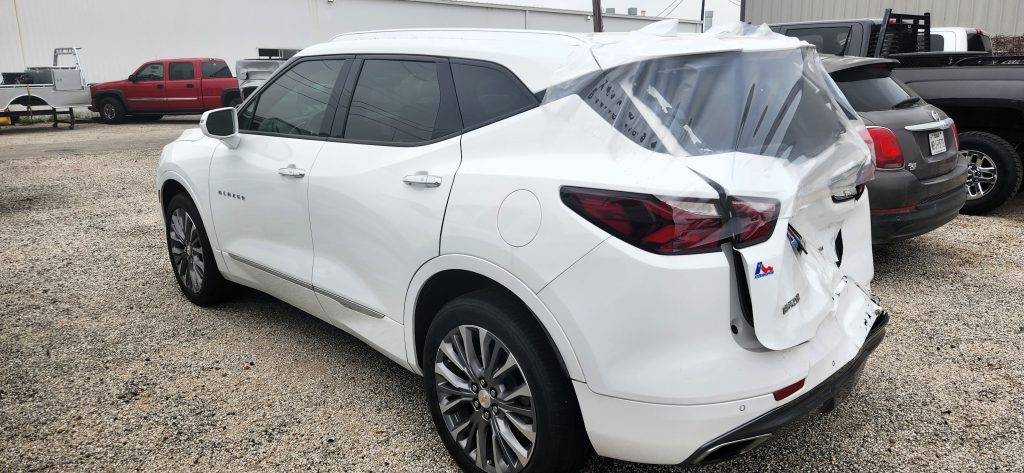 Damaged Chevy Malibu