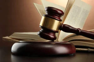 gavel open book