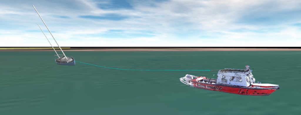 boat accident reconstruction sequence
