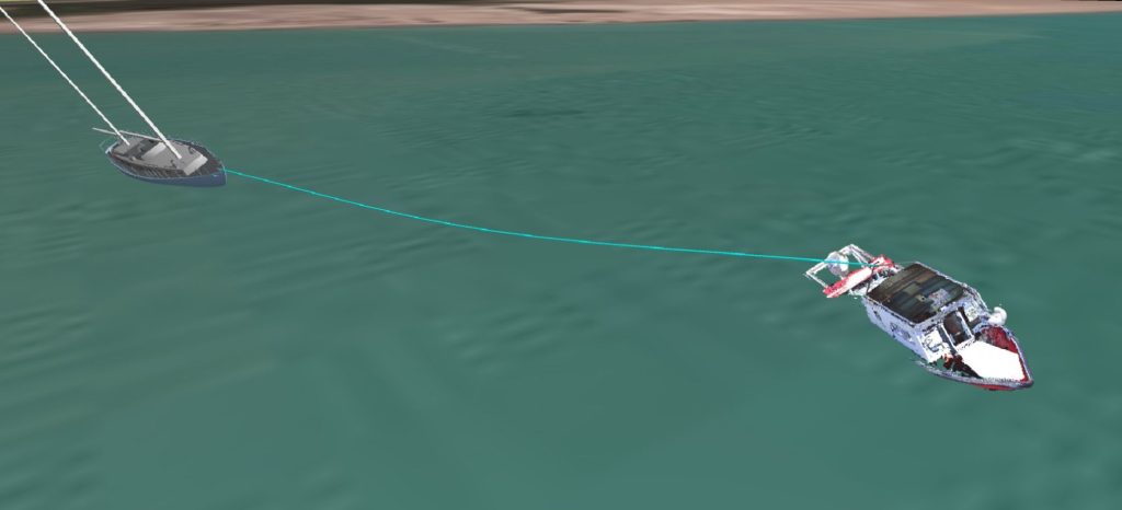 boat accident reconstruction sequence