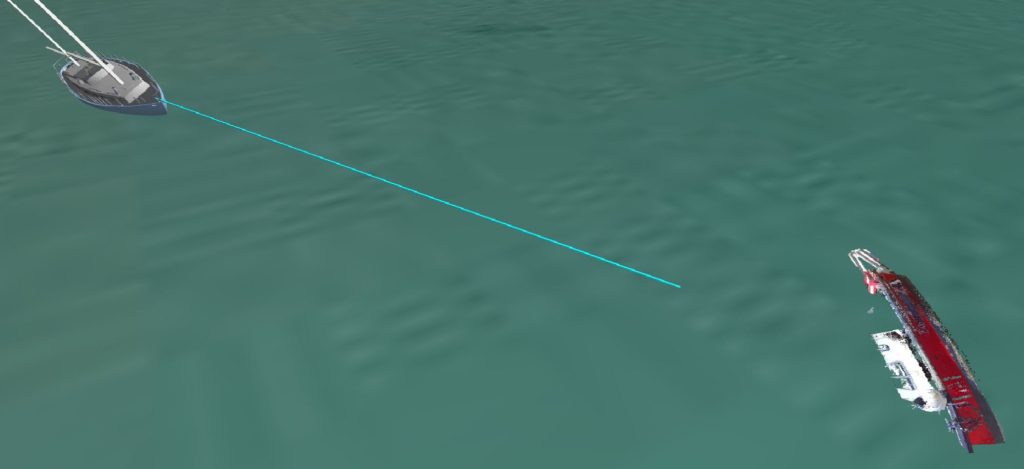 boat accident reconstruction sequence